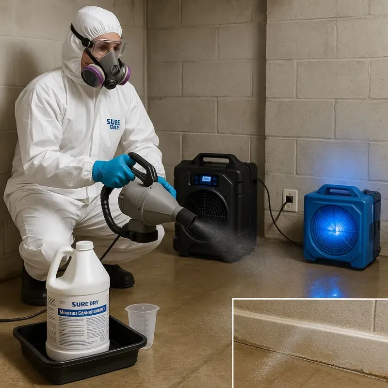 Sanitization and Odor Removal process in Kaufman, TX