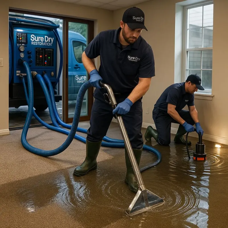 Water Extraction and Removal process in Kaufman, TX